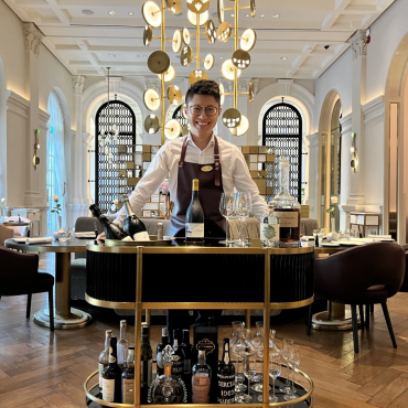 Justin Wee, Sommelier at La Dame de Pic, Raffles Singapore